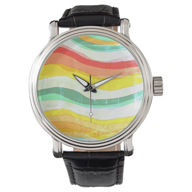 Montre Retro Retro Faded Look des années 1970 (devant)