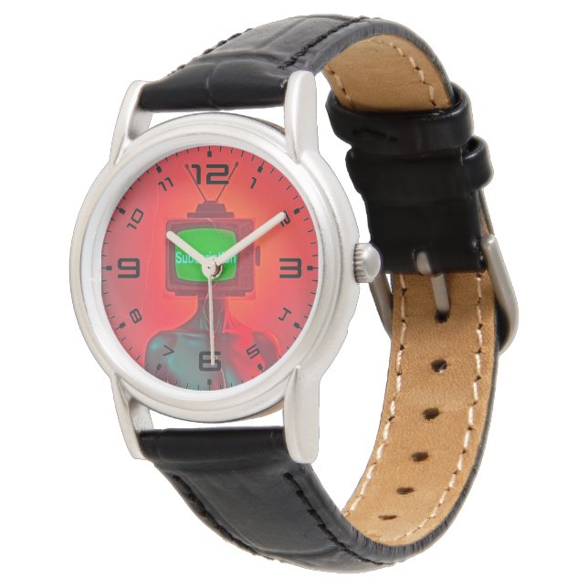 Montre Rétro Robo-Glow (Incliné)