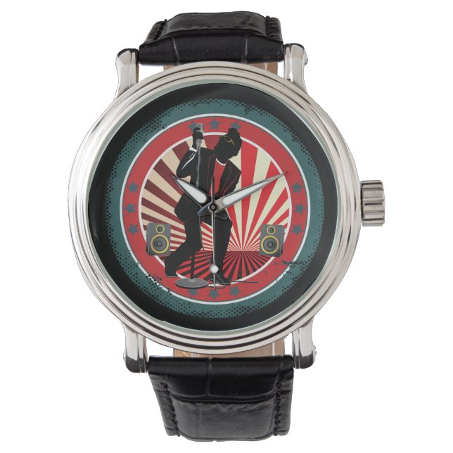 Montre Retro Rock n Roll Music Watch (devant)