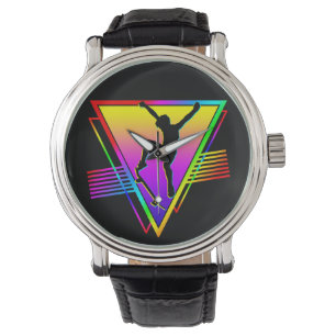 Montre Rétro Skateboard Silhouette Skate