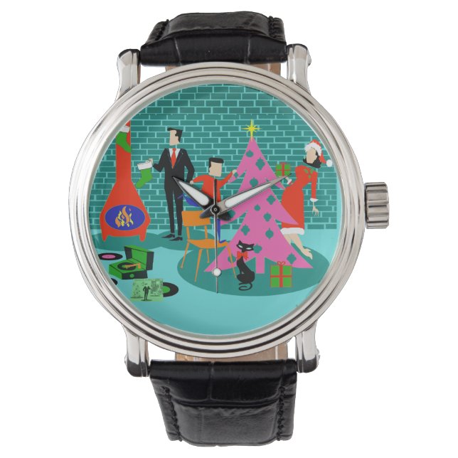 Montre Retro Trimming the Christmas Tree Watch (devant)