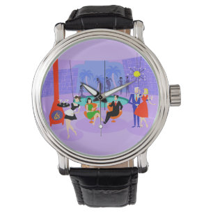 Montre Retro Tropical Cocktail Party Watch