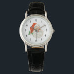 Montre Rétro Vintage Jolly Santa Claus de Christmas<br><div class="desc">Une montre avec une photo rétro festive. Le vieux Père Noël Jolly avec ses joues rousses et son sourire chaleureux et amical. Un peu de nostalgie de l'ancienne école pour les vieux temps,  cette image rappelle les souvenirs des célébrations du passé de Noël.</div>