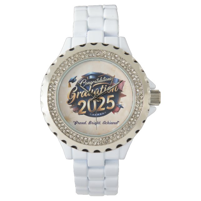 Montre "Réussite académique patriotique" (devant)