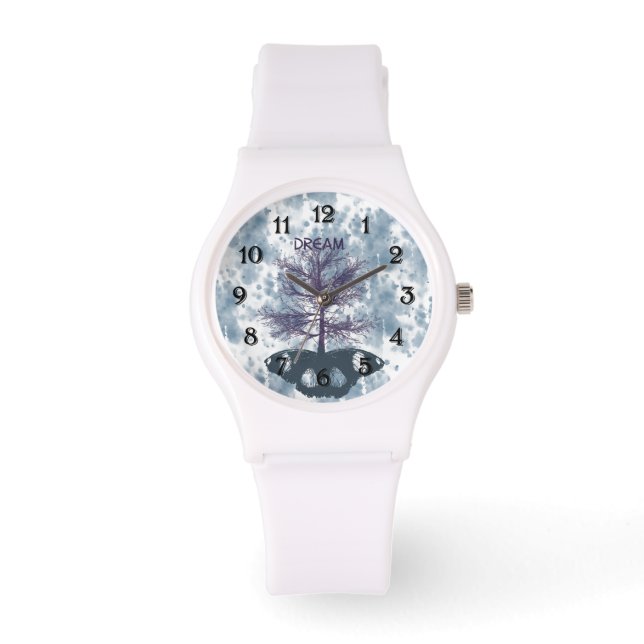 Montre Rêve d'arbre papillon (Recto)