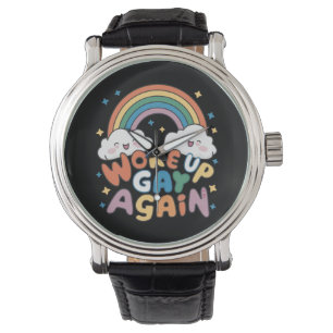 Montre Réveillé Gay Encore Une Fois Mois Fierté LGBT Groo