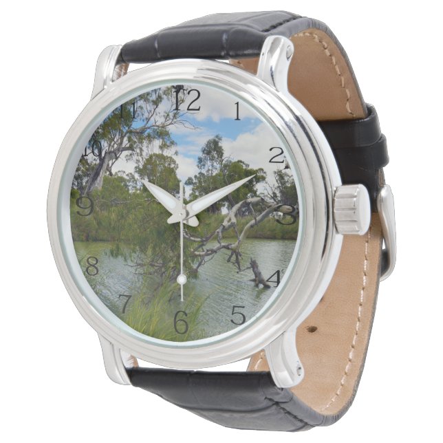 Montre River Murray Australie : Branches d'arbres embrass (Incliné)