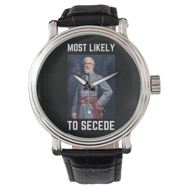 Montre Robert E. Lee, le plus susceptible de faire sécess (devant)