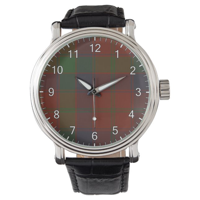 Montre Robertson Clan Tartan (devant)