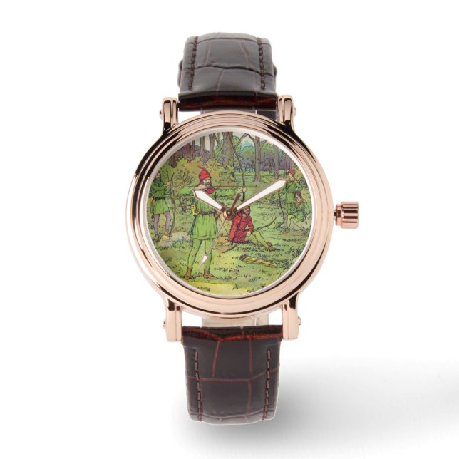 Montre Robin des Bois dans la forêt  (Recto)