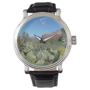 Montre Rochers rouges et cactus I