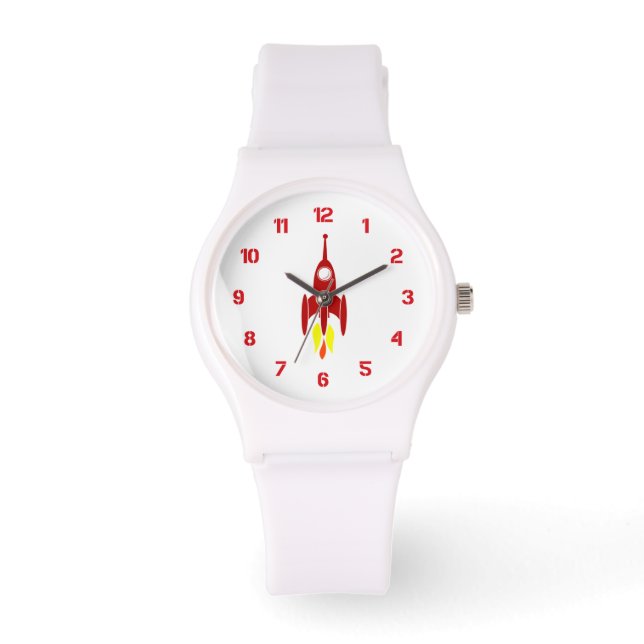 Montre Rocket rouge (Recto)