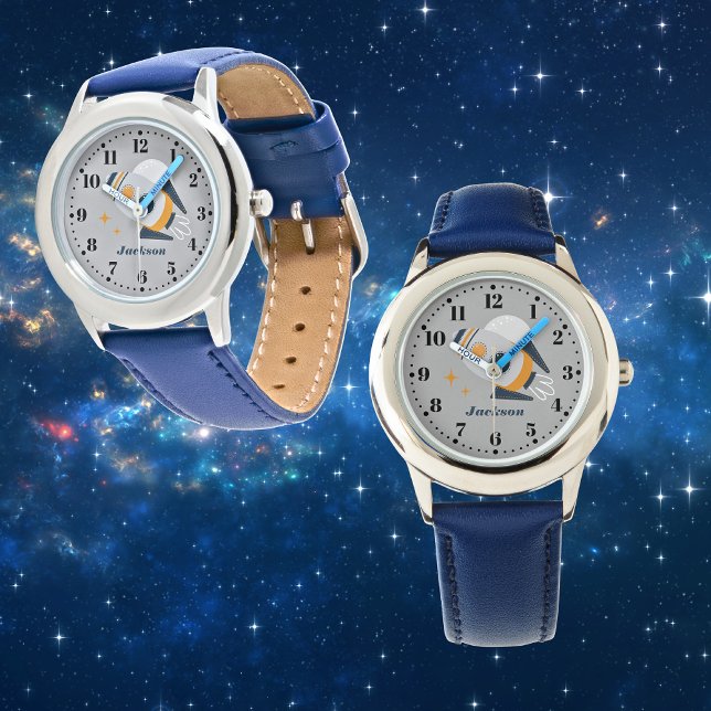 Montre Rocket Space Personnalisé Custom Kid's Watch (Créateur téléchargé)