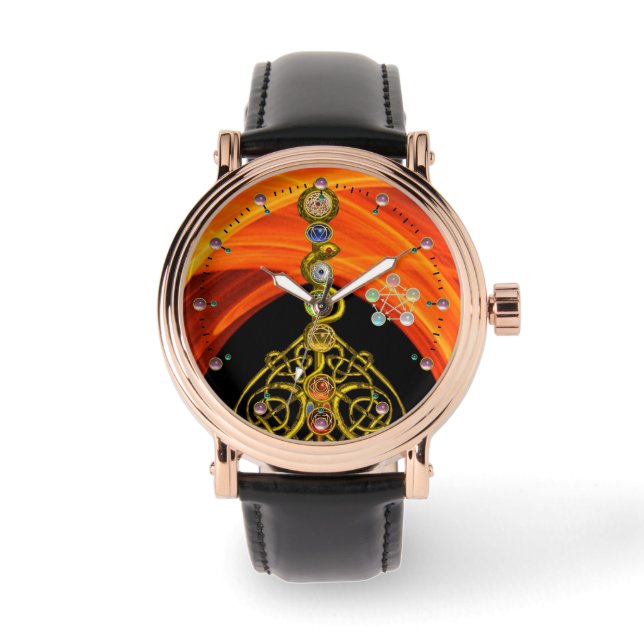 MONTRE RODE D'ASCLEPIUS 7 CHAKRAS, YOGA, ÉNERGIE SPIRITUE (Recto)