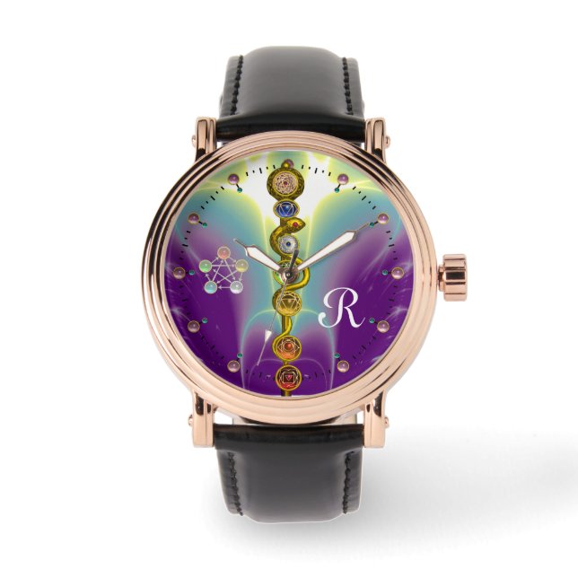 MONTRE RODE D'ASCLEPIUS 7 CHAKRAS, YOGA, ÉNERGIE SPIRITUE (Recto)