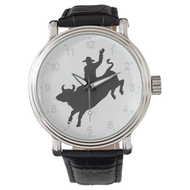 Montre Rodeo Bull Ride silhouette (devant)