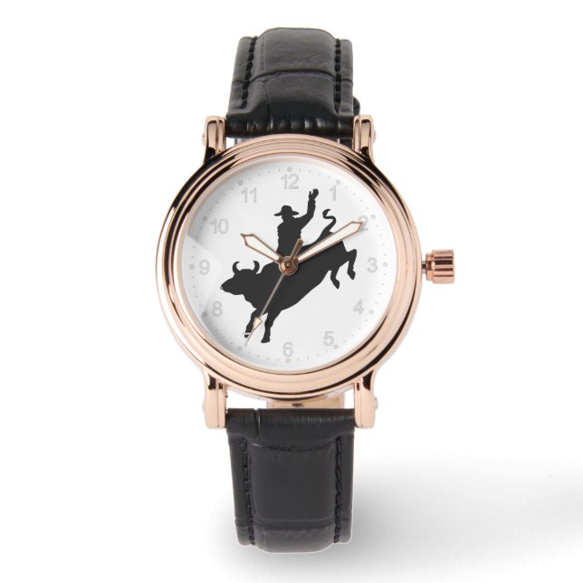 Montre Rodeo Bull Ride silhouette (Recto)