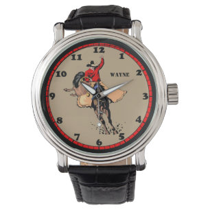 Montre Rodeo Cowboy Bull Rider Custom eWatch