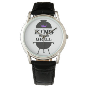 Montre Roi Du Grill, Couronne Violette Noire