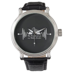 Montre Roller Coaster Amusement Park Heartbeat Heartline