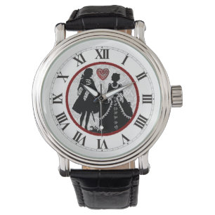 Montre Romance Silhouette Romantique Couple Wrist Watch
