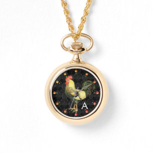 Montre ROOSTER Black White Damask