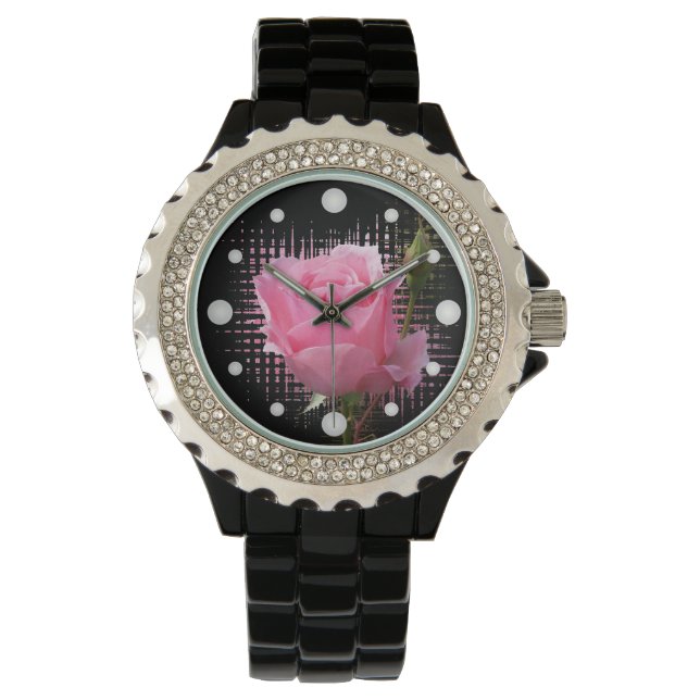 Montre rose (devant)