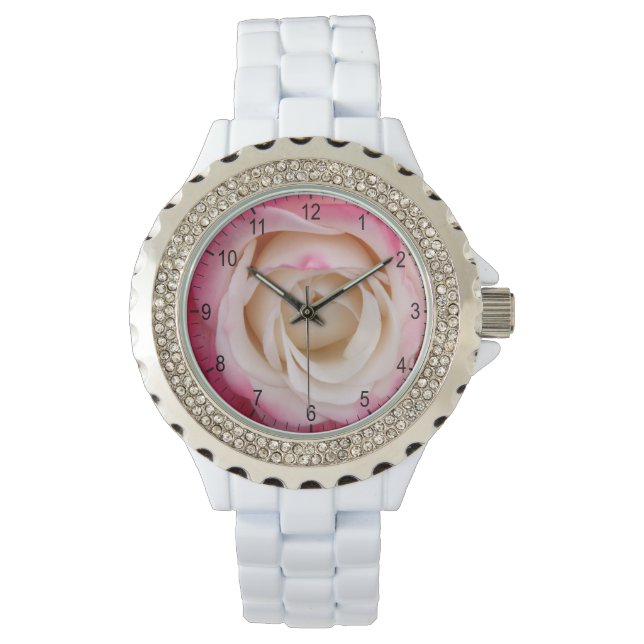 Montre rose (devant)