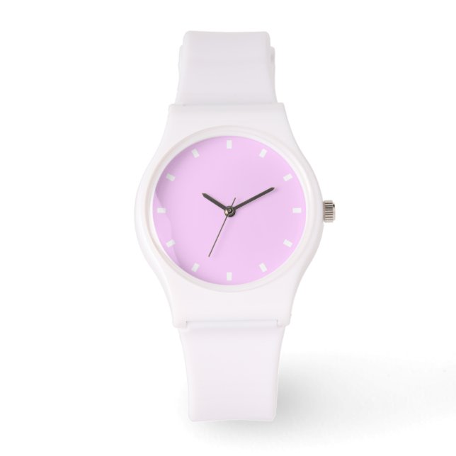 Montre Rose clair - Customisez-le - Beau poignet (Recto)