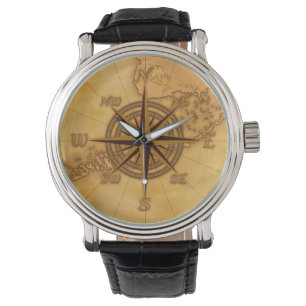 Montre Rose de boussole antique de style