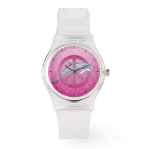 Montre Rose de paix de dauphin