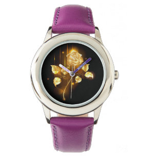 Montre Rose d'or ( rose dorée )