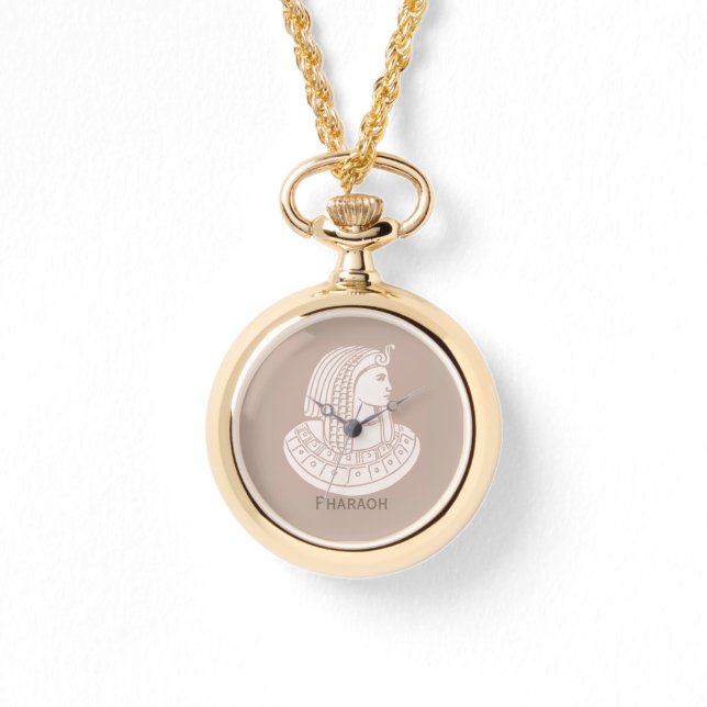 Montre Rose égyptien Pharaon rose Style Pierre Égypte (Recto)