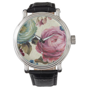 Montre Rose et rose de bleu