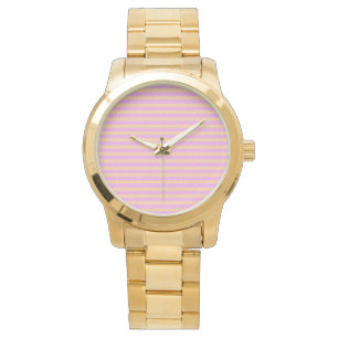 Montre Rose Géométrique