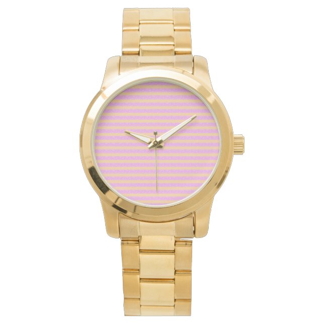 Montre Rose Géométrique  (devant)