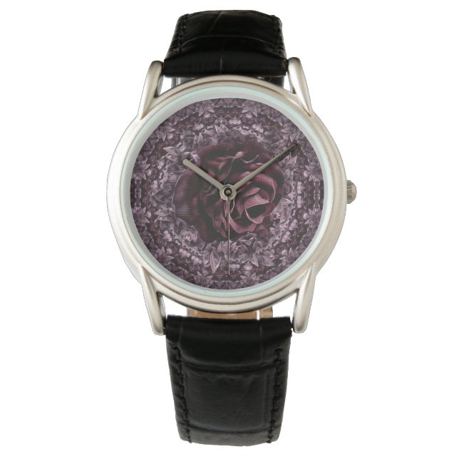 Montre Rose Mandala (devant)