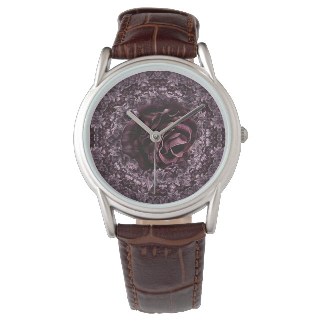 Montre Rose Mandala (devant)