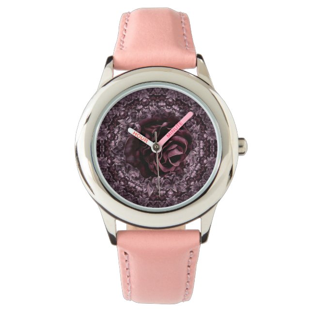 Montre Rose Mandala (devant)