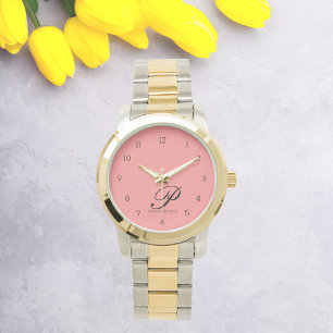 Montre Rose Petal Script Charme Watch