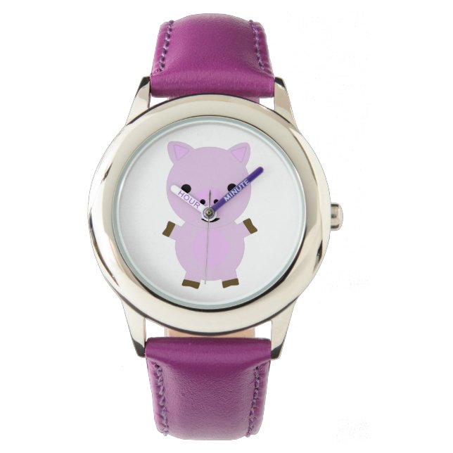 Montre Rose Piggy (devant)