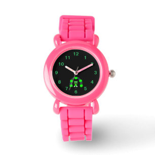 Montre rose pour enfants avec FrankenCheese de la 