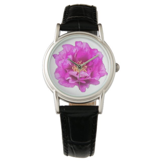 Montre Rose Pourpre (devant)