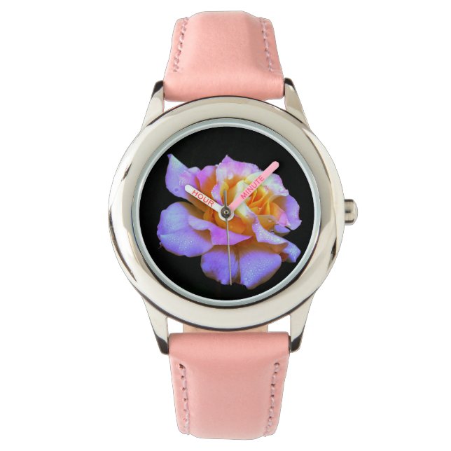 Montre Rose rose et or (devant)