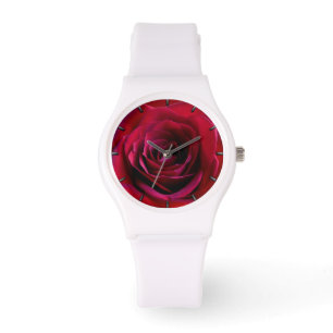 Montre Rose Rouge Romantique Rose Montres poignées