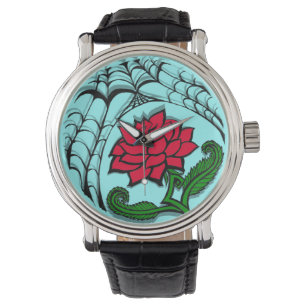 Montre Rose Toile d'Araignée