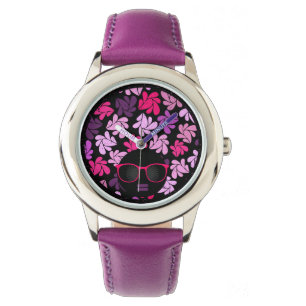 Montre Rose Violet Lavande Afro Diva