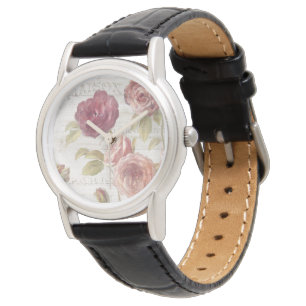 Montre Roses de Français de rose en pastel