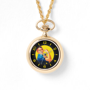 Montre Rosie Le Riveter Retro Design Style Cadran