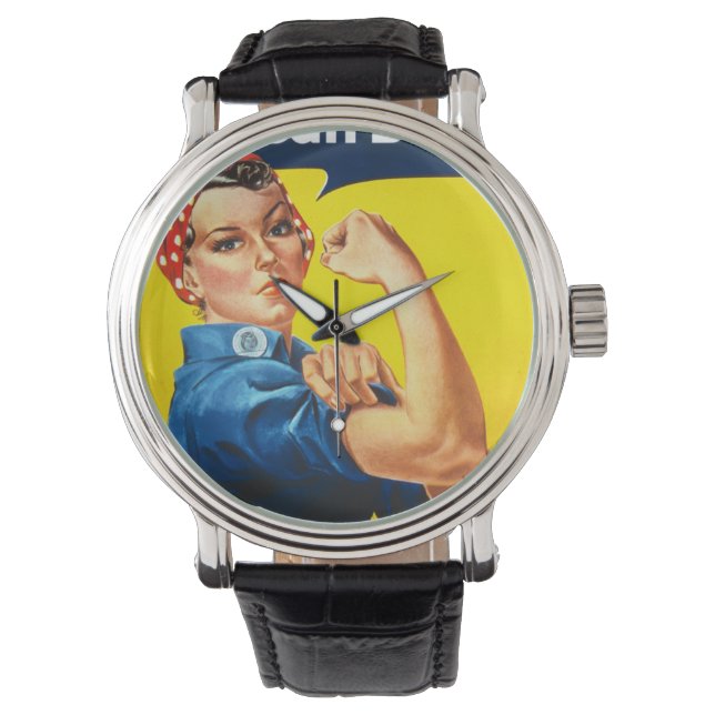Montre Rosie Vintage nous pouvons le faire ! (devant)